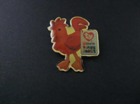 McDonalds Happy Meal Toy TY Teenie Beanie Babies (Retired Strut the Rooster ) USA 2000